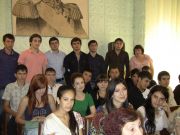 Первокурсники на городском мероприятии, посвящённом Отечественной войне 1812 года